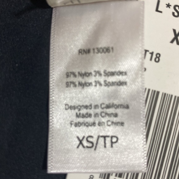 L*SPACE Women's TARA TOP Ribbed Racerback Bikini Top Size XS - Picture 6 of 6